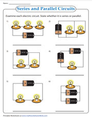 Electricity Worksheets