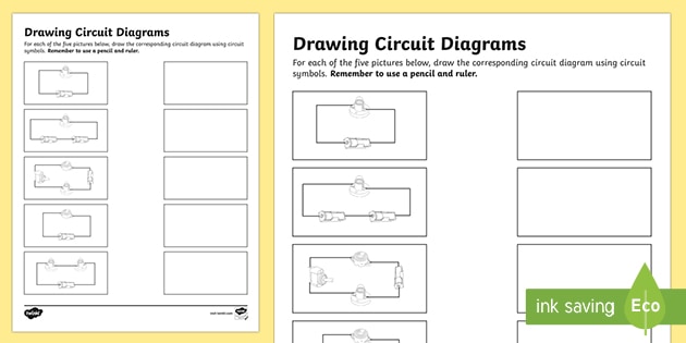 Drawing Diagrams of Circuits Activity for 3rd-5th Grade