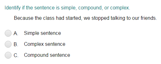 Identifying Sentences as Simple, Compound or Complex | Turtle ...