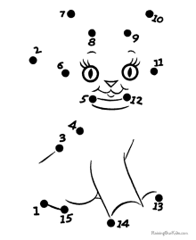 simple connect the dot worksheet