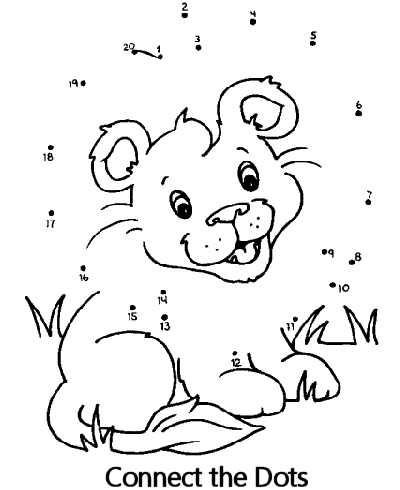 Connect the Dots, Dot to Dot Worksheets