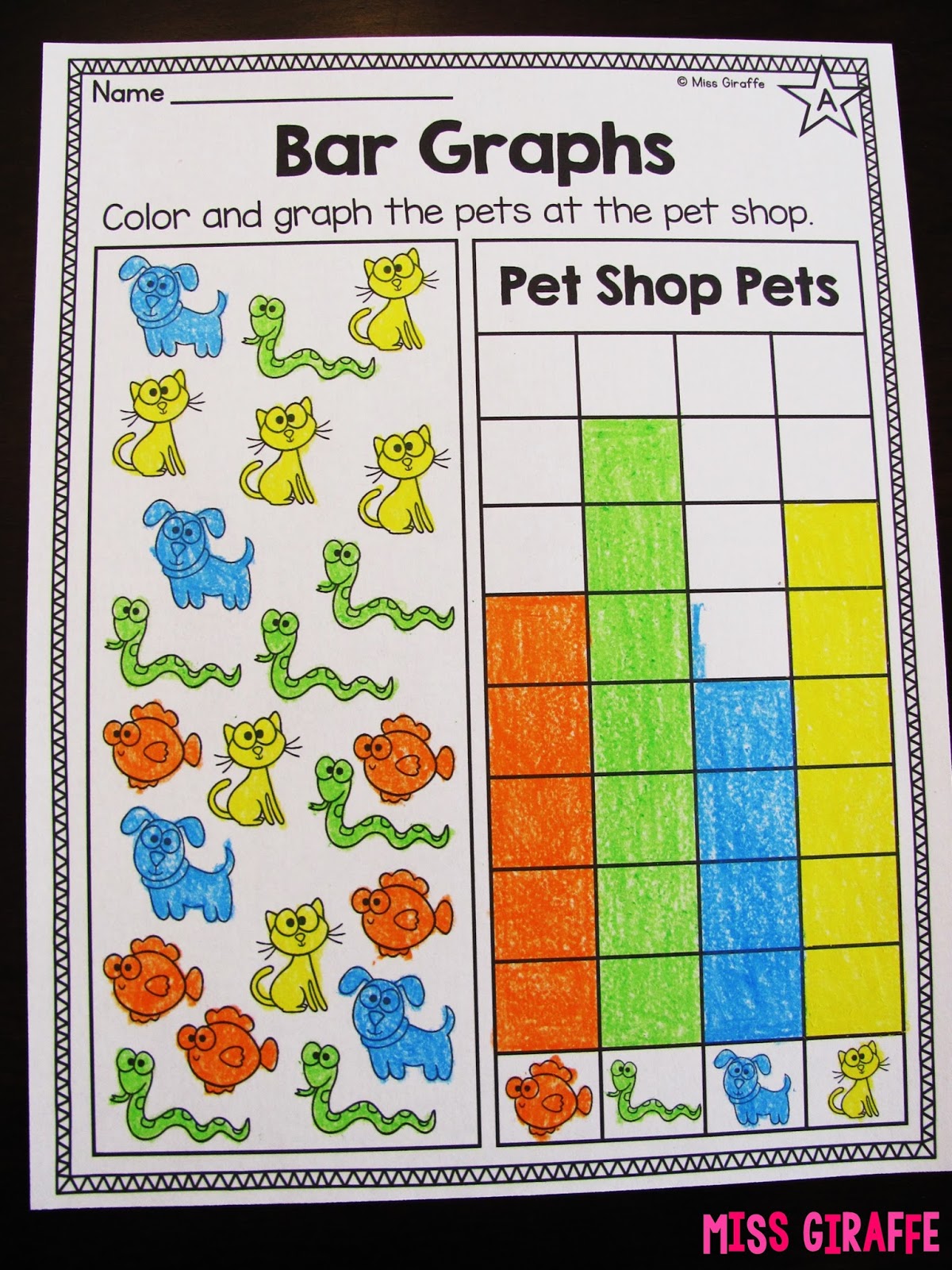 simple graph worksheet