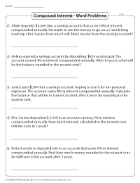 The word problems that never stop... - Math Worksheets 4 Kids ...