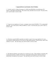 simple interest word problems worksheet