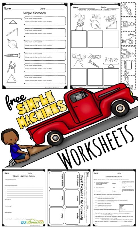 FREE Simple Machines Worksheets