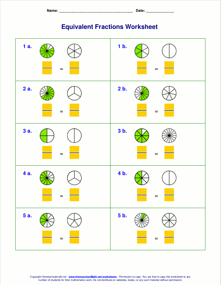Free math worksheets
