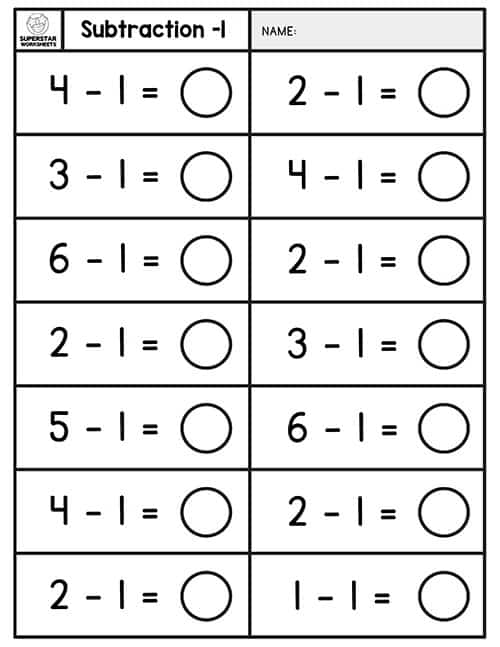 Kindergarten Math Worksheets -Worksheets Library