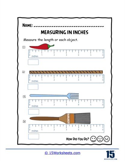 Measuring Inches Worksheets - 15 Worksheets Library