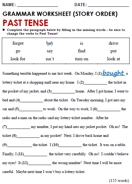 Past Simple - All Things Grammar