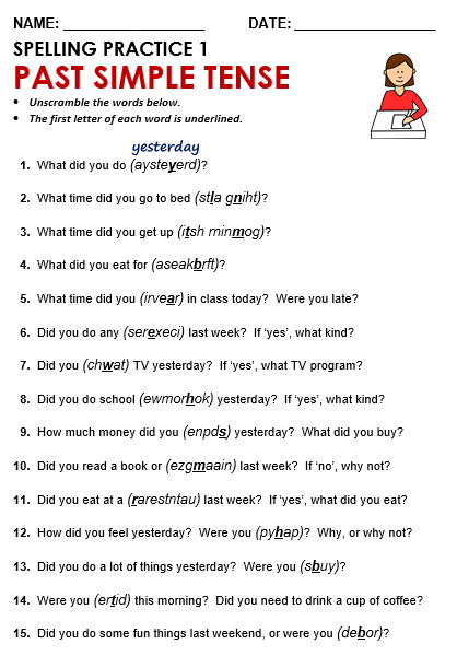 Past Simple - All Things Grammar