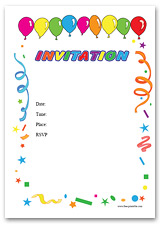 Free Printable Invitations and Invitation Templates at free ...