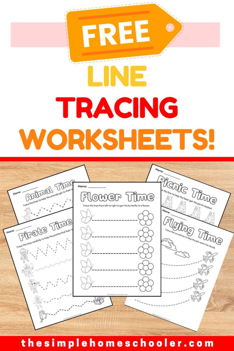 Free simple tracing worksheet, Download Free simple tracing worksheet