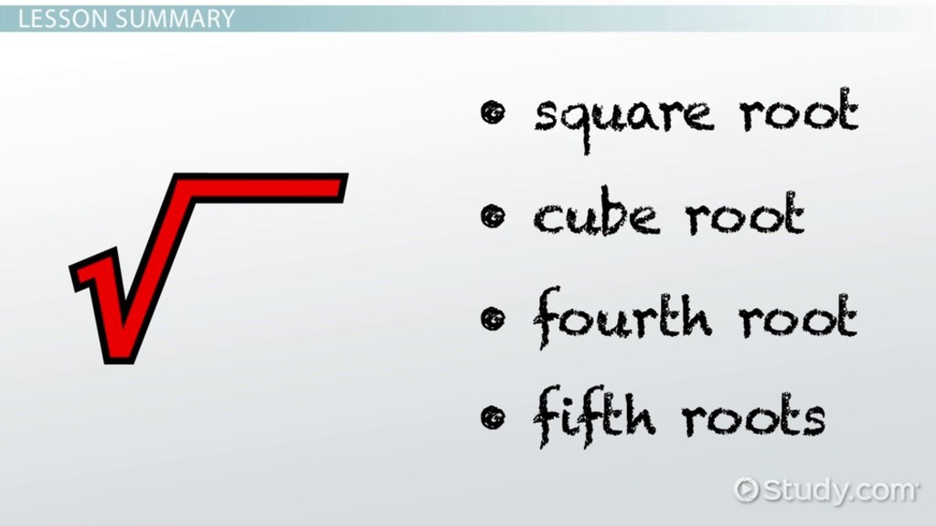Radical Expressions | Parts &  Examples Video