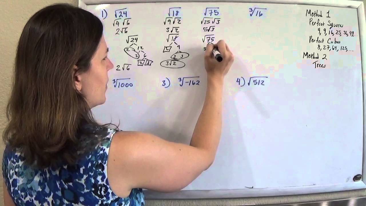 simplifying radicals worksheet 2