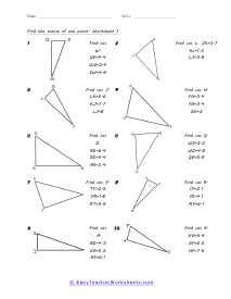 sine cosine tangent worksheet