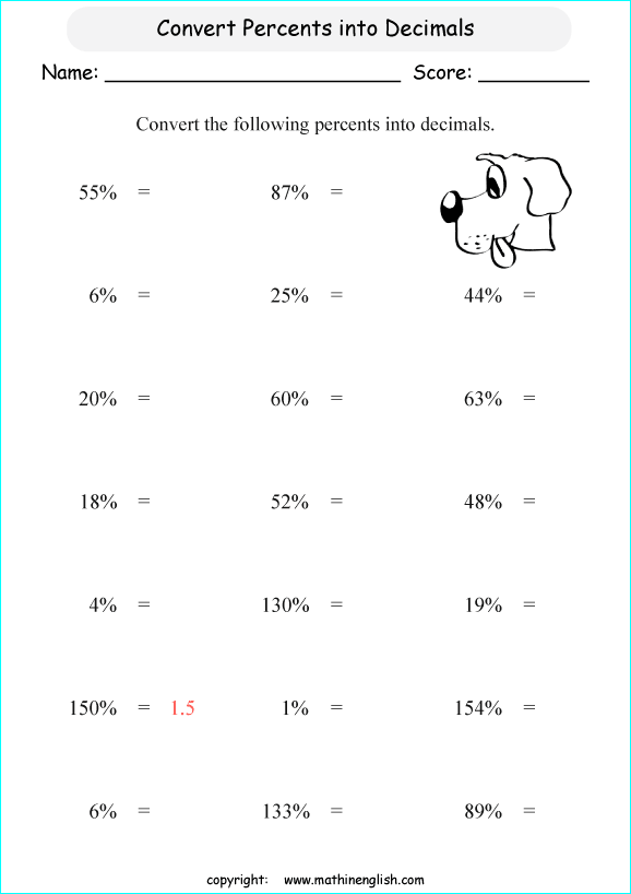 Printable primary math worksheet for math grades 1 to 6 based on ...