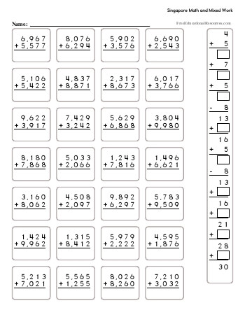 Singapore Math - Fifth Grade | FreeEducationalResources.com