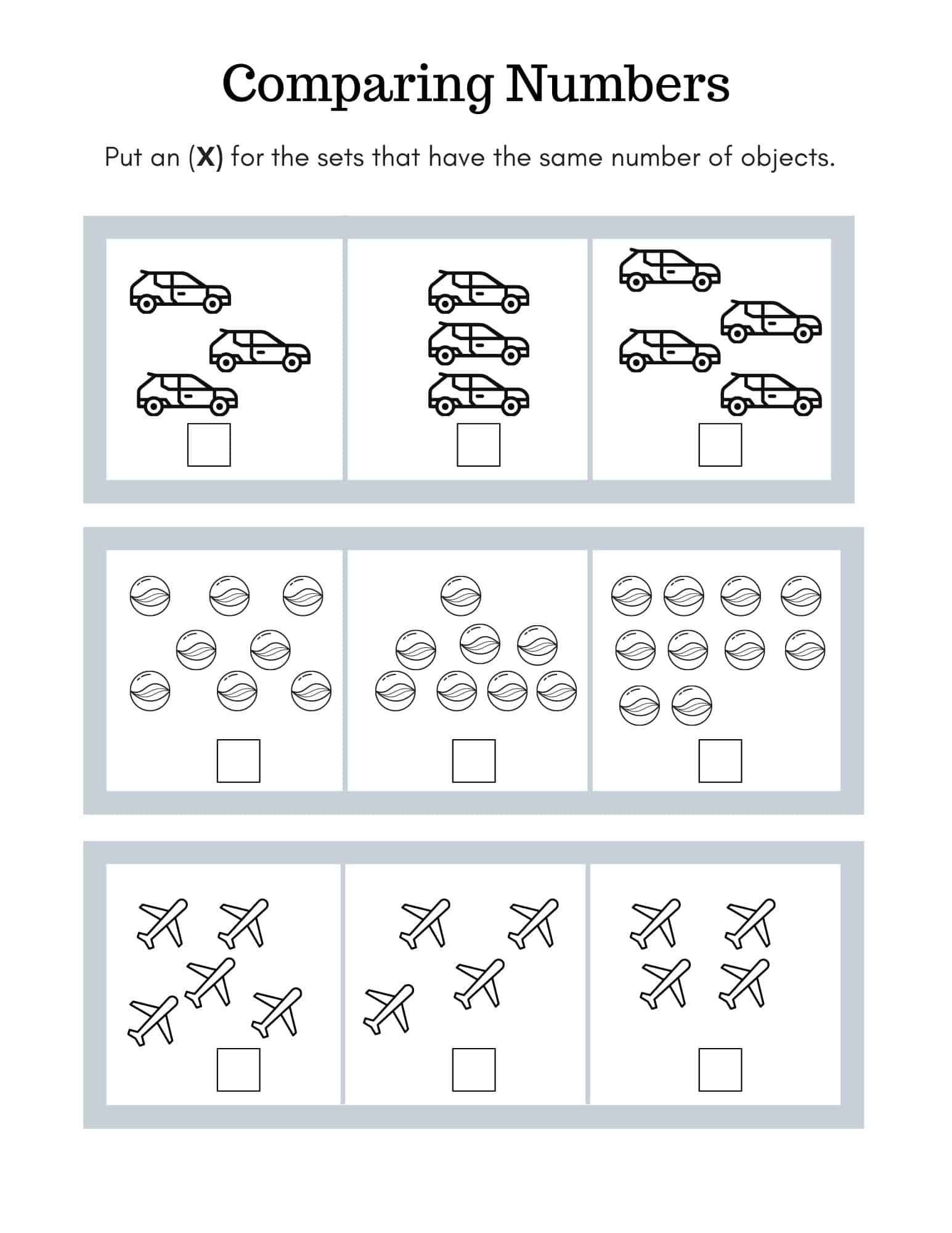 singapore math grade 1 worksheet