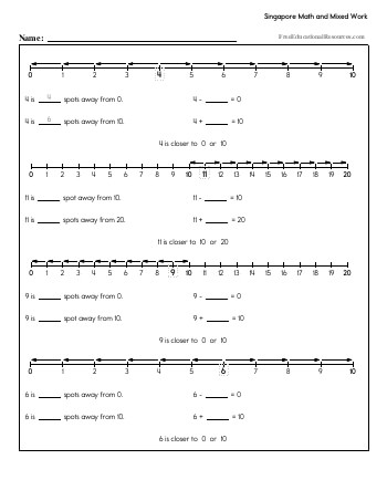 Singapore Math Worksheets | FreeEducationalResources.com