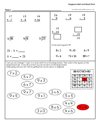 Singapore Math - Third Grade | FreeEducationalResources.com
