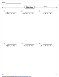 6th Grade Math Worksheets