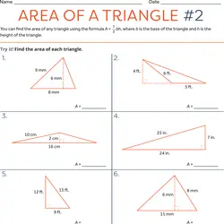 Printable 6th Grade Geometry Worksheets 