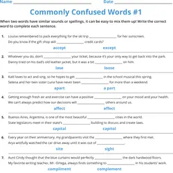 Printable 6th Grade Worksheets 
