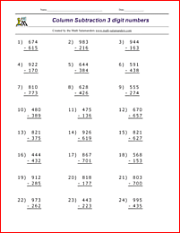 6th Grade Math Worksheets