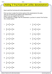 Sixth Grade Math Worksheets | Free Printable Worksheets