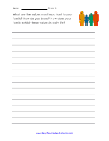 6th Grade Writing Worksheets