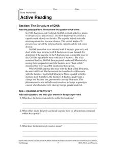 skills worksheet directed reading answers