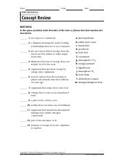 skills worksheet vocabulary review answers