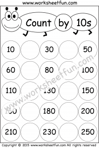 Skip Counting by 10 - 3 Worksheets / FREE Printable Worksheets ...