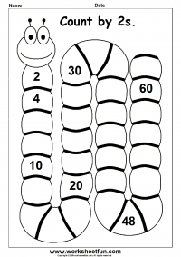 Skip Counting by 2 / FREE Printable Worksheets - Worksheetfun