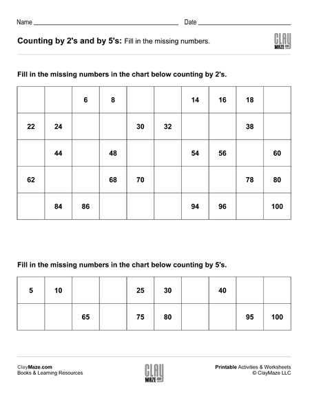 Counting | Homeschool Books, Math Workbooks and Free Printable ...