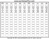 Skip Counting by 2, 3, 4, 5, 6, 7, 8, 9, 10, 11 and 12 - Two ...