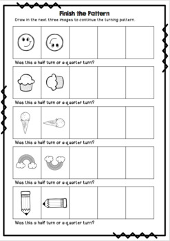 slide flip turn worksheet