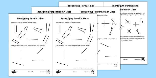 slope parallel and perpendicular lines worksheet