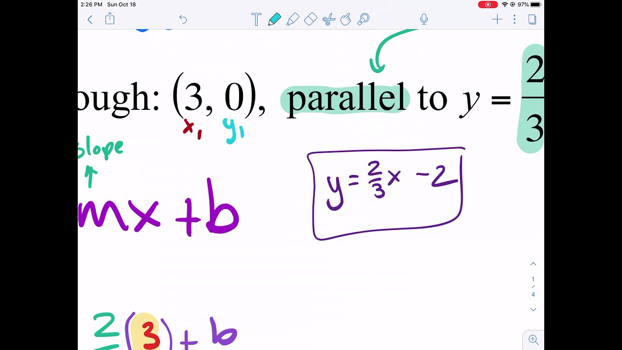 slopes of parallel and perpendicular lines worksheet answers