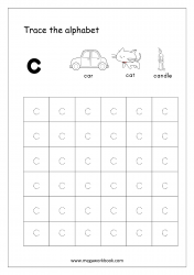 Free Printable Tracing Letters - Letter Tracing Lowercase - ABC ...
