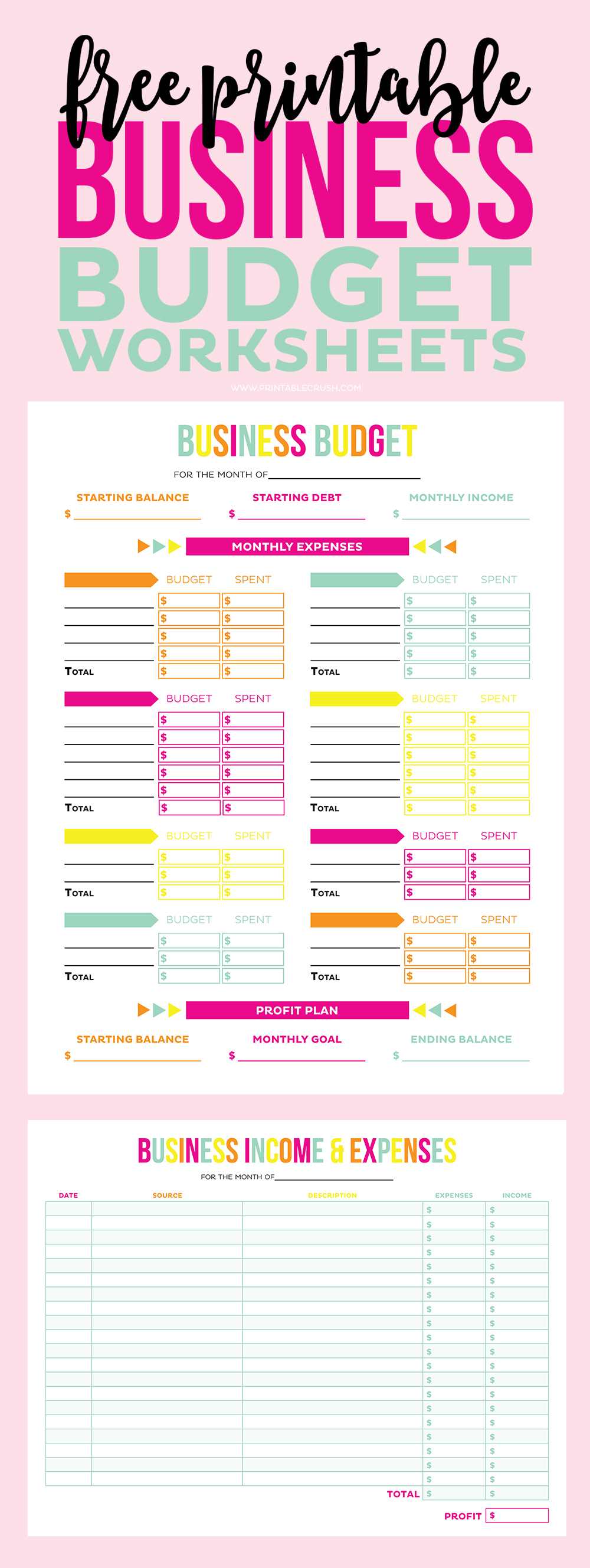 small business tax worksheet