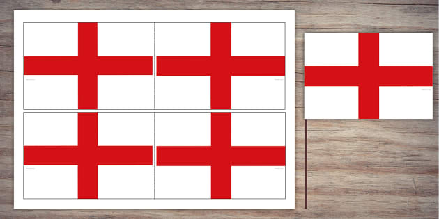 small printable flag of england