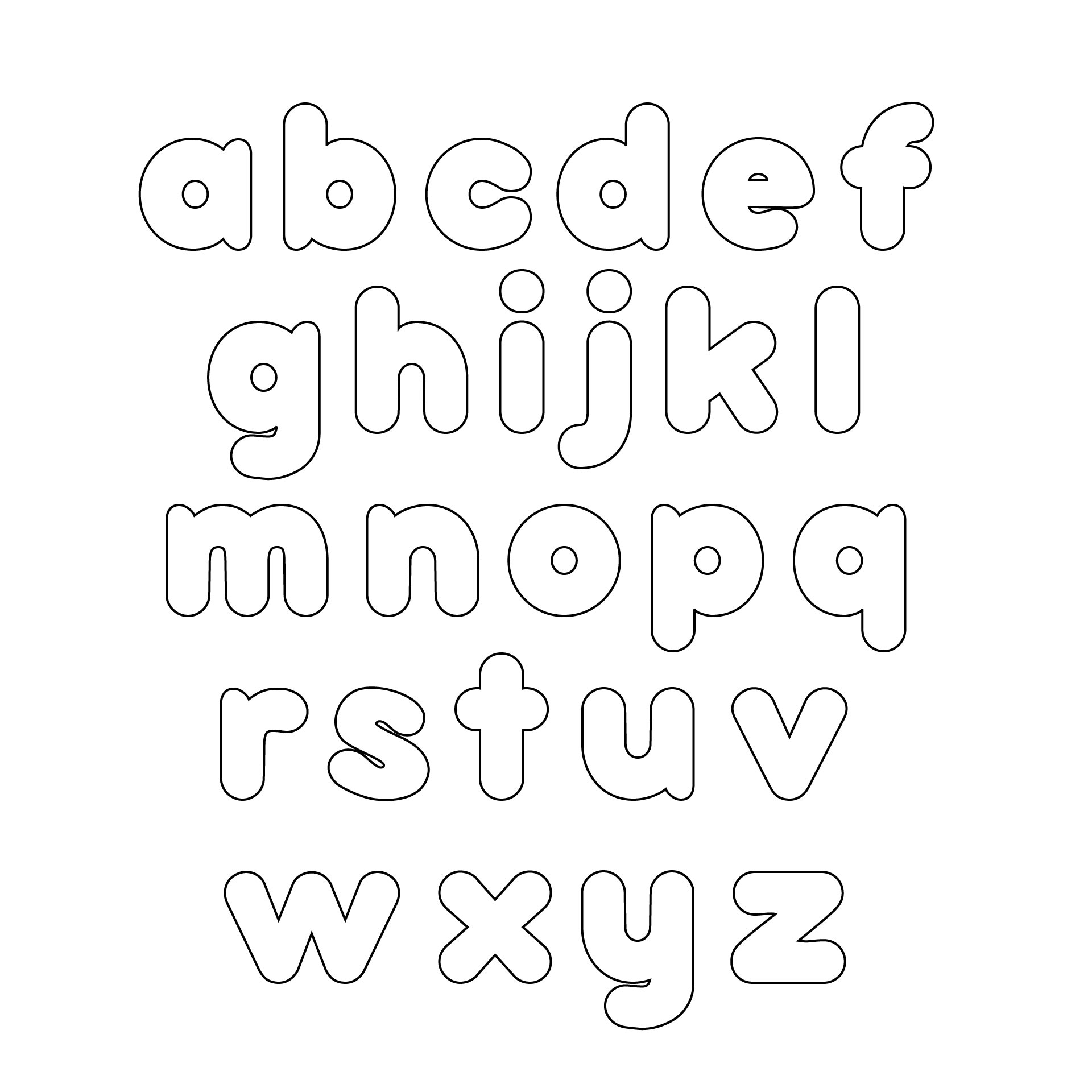 Letter Free Printables - Printablee