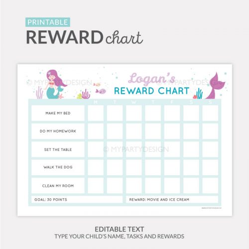small printable reward charts