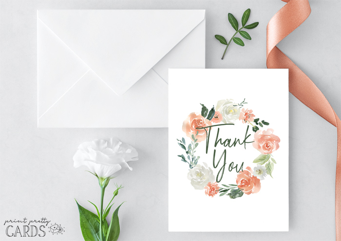 Free Printable Thank You Cards | i should be mopping the floor