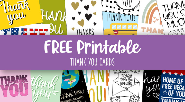 Free Printable Thank You Cards | Skip To My Lou
