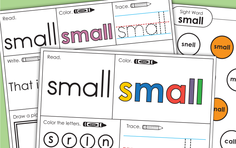 Sight Word Small Worksheets Worksheets Library Sight Word Small Worksheets Worksheets Library