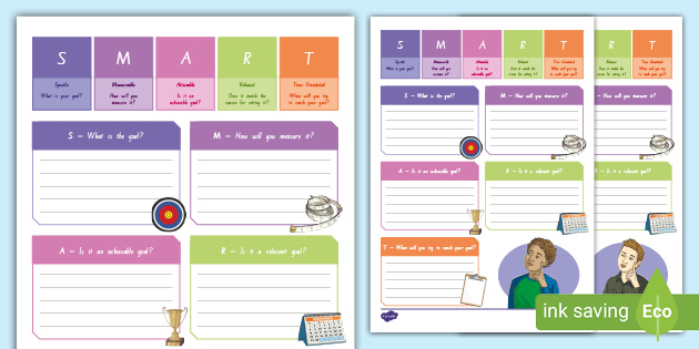 smart goals worksheet