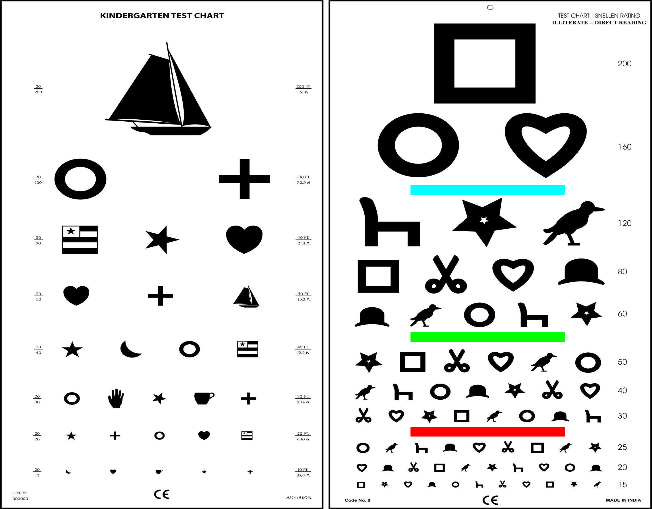 snellen eye chart printable a4