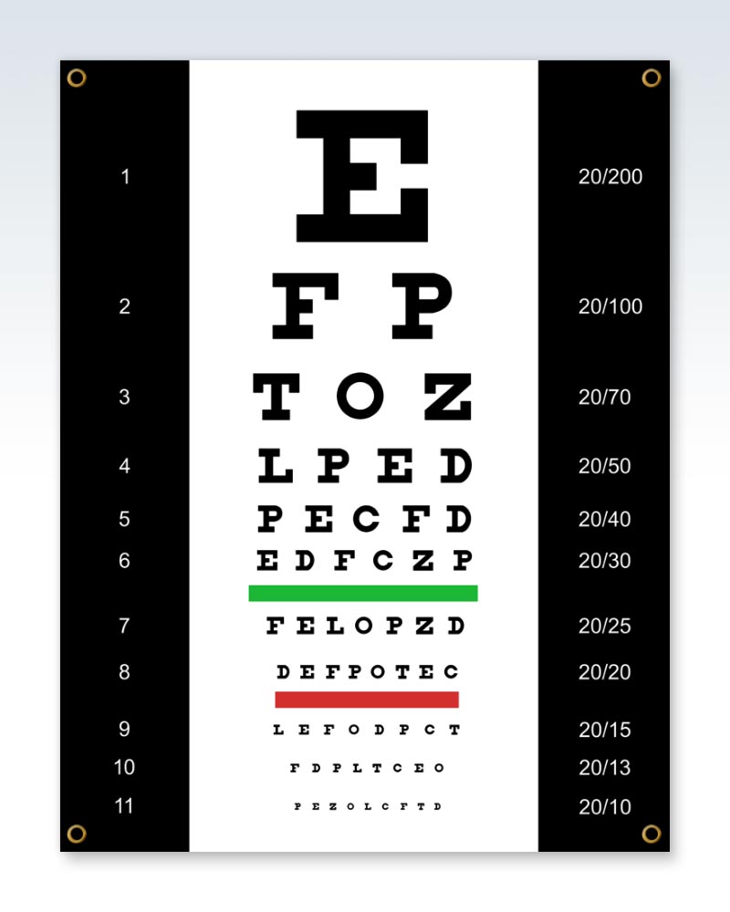 snellen eye exam chart printable